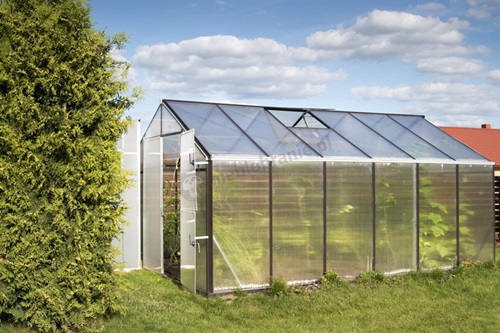 Szklarnia ogrodowa z poliwęglanu Gampre SANUS L-7 - 2,2x2,9x2,0m (6,4 m²)