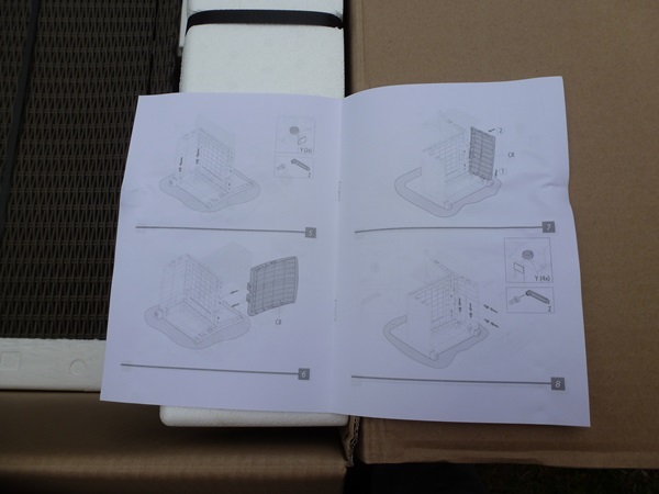 Montaż mebli ogrodowych Corona Box zdjęcie instrukcji