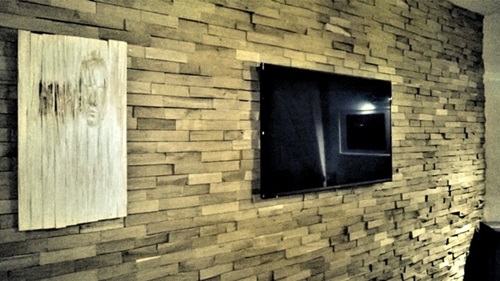 Drewniane panele ścienne 3D Natural Wood Panels