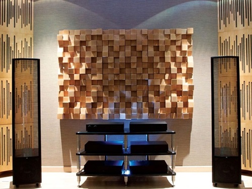 Drewniane panele na ścianę akustyczne Natural Wood Panels
