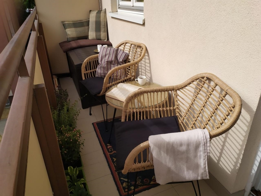 jak urządzić balkon po stronie południowej