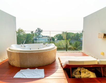Jacuzzi na balkonie