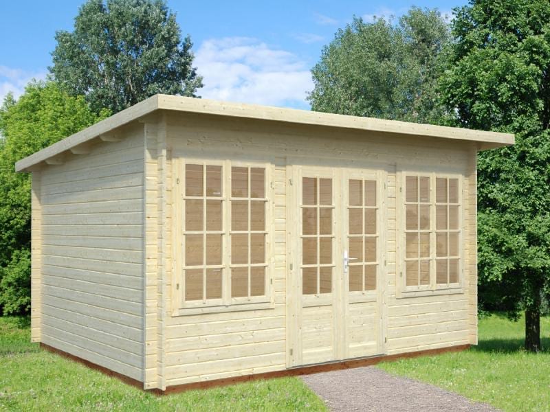 Mały domek ogrodowy drewniany KAMIL A 4x3 (11,5 m2)