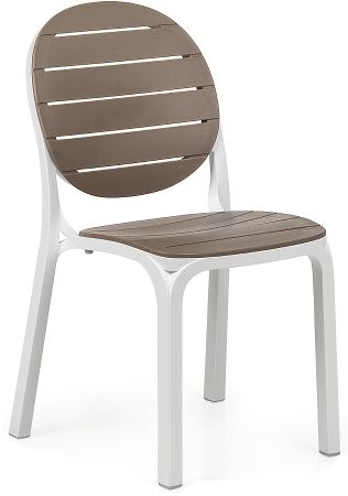 Nardi Erica krzesło na balkon Bianco/Tortora
