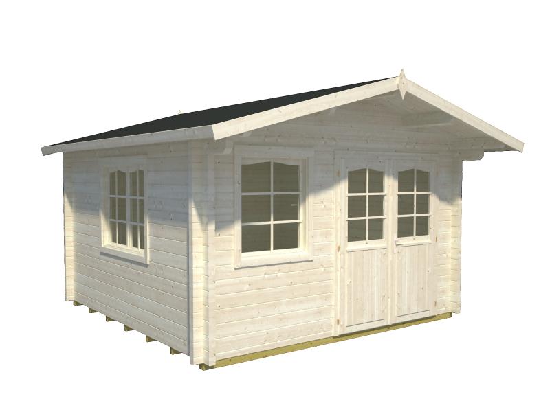 Drewniany domek na działkę rekreacyjną EKO 127 4x4 (12,1 m2)