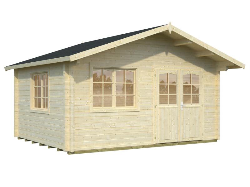 Klasyczny domek letniskowy z drewna EKO 129 5x5 (19,2 m2)