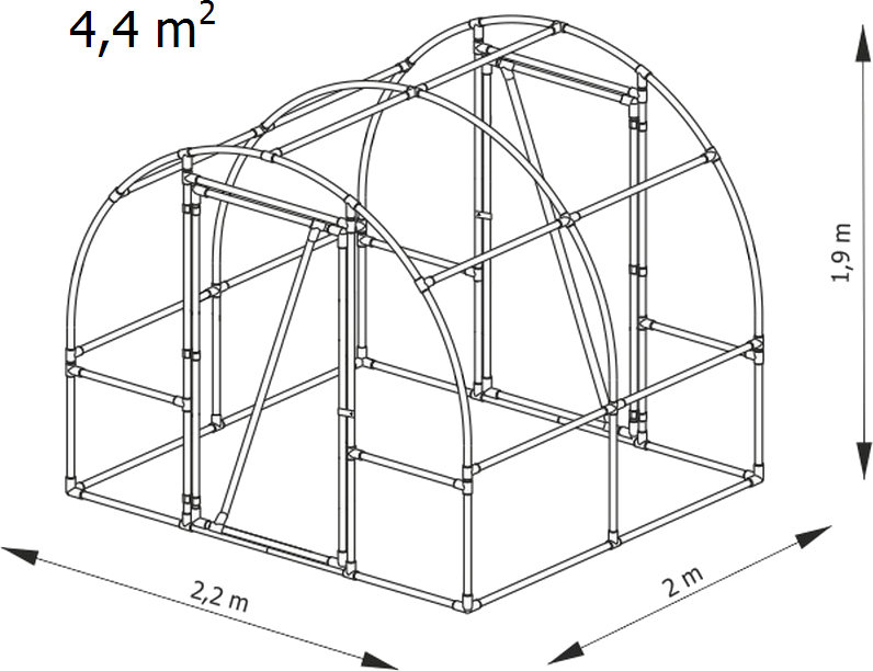 Mały tunel foliowy