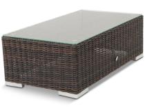 Stolik z technorattanu LIGURITO 90x50 Brown Elite