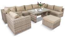 Zestaw wypoczynkowy na taras LIGURITO X Plus Beige + fotel