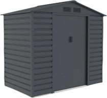 Domek narzędziowy z blachy Agger 213x127cm (2,4m2) - Antracyt