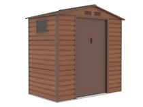 Domek gospodarczy blaszak Dummer 213x131x213cm (2,4m2) – Wood