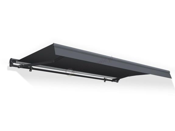 OUTLET - Duża markiza na taras z półkasetą 495x300 Lea - Grafit