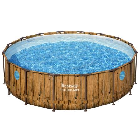 OUTLET - Zestaw Basen okrągły BESTWAY 488x122cm Steel Pro MAX Swim Vista 56725