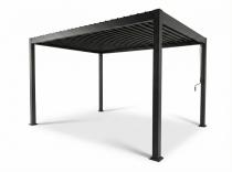 Pergola ogrodowa metalowa 3x4 wolnostojąca Nefir 2.0 - Antracite, Gartwerk
